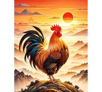 Jigsaw Puzzles for Adults 1500 Piece Sunrise Chicken Mountain, Jigsaws 1500 pieces for adults Family Activity, Challenging puzzles Games, Colourful, Beautiful Decoration Puzzle