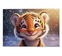 Jigsaw Puzzles for Adults 1500 Piece, Tiger Puzzles for Adults, Impossible Puzzle 1500 Pieces, Family Educational Wooden Puzzle, Challenging Jigsaws, Gift Box Packaging, Gifts for Women, Men, G-31