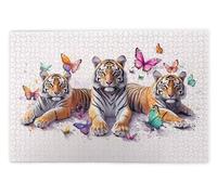 Jigsaw Puzzles for Adults 1500 Piece, Tiger Puzzles for Adults, Impossible Puzzle 1500 Pieces, Family Educational Wooden Puzzle, Challenging Jigsaws, Gift Box Packaging, Gifts for Women, Men, S-79