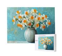 Jigsaw Puzzles for Adults 1500 Piece Vase Flowers, 1500 Piece Jigsaw Puzzles for Adults, Educational Game jigsaw puzzle 34.8x22.8in Suitable for Decompression and Room Wall Decor Gifts j-441