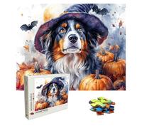 Jigsaw Puzzles for Adults 1500 Piece - Wooden Puzzles Animal, Large Challenging Jigsaw 1500 Piece, IQ Puzzle for Adults for Family Games, Home Decor & Relaxation, 34.3 X 22.4 Inch, Theme: Dog 8p-81