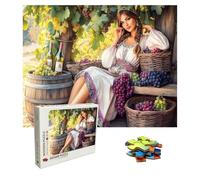 Jigsaw Puzzles for Adults 1500 Piece - Wooden Puzzles Beauty, Large Challenging Jigsaw 1500 Piece, IQ Puzzle for Adults for Family Games, Home Decor & Relaxation, 34.3 X 22.4 Inch, Theme: Farm 8p-668