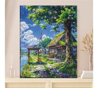 Jigsaw Puzzles For Adults 1500 Pieces Rural Scenery puzzles 1500 pieces for adults Teenagers Challenge Toy Educational Games Home Decoration Puzzle Gifts 87x57 cm/1500pcs