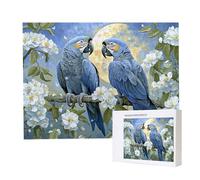 Jigsaw Puzzles for Adults 1500, Puzzle for Adults, Challenging Puzzle Educational Games, Puzzles Game for The Whole for Women, Gifts for Men, Home Decoration, Theme:（Flower Parrot) z-376