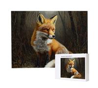 Jigsaw Puzzles for Adults 1500, Puzzle for Adults, Challenging Puzzle Educational Games, Puzzles Game for The Whole for Women, Gifts for Men, Home Decoration, Theme:（Fox Animals) z-296