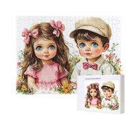 Jigsaw Puzzles for Adults 1500, Puzzle for Adults, Challenging Puzzle Educational Games, Puzzles Game for The Whole for Women, Gifts for Men, Home Decoration, Theme:（Cute Child) z-456