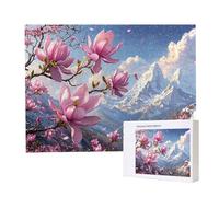 Jigsaw Puzzles for Adults 1500, Puzzle for Adults, Challenging Puzzle Educational Games, Puzzles Game for The Whole for Women, Gifts for Men, Home Decoration, Theme:（Magnolia) z-946