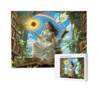 Jigsaw Puzzles for Adults 1500, Puzzle for Adults, Challenging Puzzle Educational Games, Puzzles Game for The Whole for Women, Gifts for Men, Home Decoration, Theme:（Sun Goddess) z-816