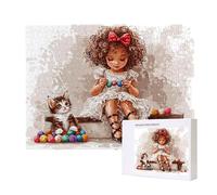 Jigsaw Puzzles for Adults 1500, Puzzle for Adults, Challenging Puzzle Educational Games, Puzzles Game for The Whole for Women, Gifts for Men, Home Decoration, Theme:（Lovely Girl) z-464