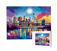 Jigsaw Puzzles for Adults 1500, Puzzle for Adults, Challenging Puzzle Educational Games, Puzzles Game for The Whole for Women, Gifts for Men, Home Decoration, Theme:（City Night Scene) z-92