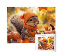 Jigsaw Puzzles for Adults 1500, Puzzle for Adults, Challenging Puzzle Educational Games, Puzzles Game for The Whole for Women, Gifts for Men, Home Decoration, Theme:（Pumpkin Squirrel) z-614