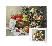 Jigsaw Puzzles for Adults 1500, Puzzle for Adults, Challenging Puzzle Educational Games, Puzzles Game for The Whole for Women, Gifts for Men, Home Decoration, Theme:（Fruit Basket Flowers) z-240
