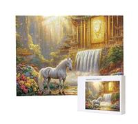 Jigsaw Puzzles for Adults 1500, Puzzle for Adults, Challenging Puzzle Educational Games, Puzzles Game for The Whole for Women, Gifts for Men, Home Decoration, Theme:（Palace Horse) z-238