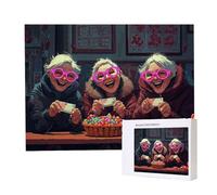 Jigsaw Puzzles for Adults 1500, Puzzle for Adults, Challenging Puzzle Educational Games, Puzzles Game for The Whole for Women, Gifts for Men, Home Decoration, Theme:（The Old Lady) z-518