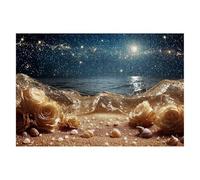 Jigsaw Puzzles for Adults 1500, Rose Jigsaws 1500 Pieces for Adults, Impossible Wooden Starry Night Jigsaw Puzzle for The Whole, Classic Challenging Puzzle Game for Decompression, Gifts Decor -1951