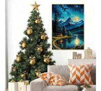 Jigsaw Puzzles for Adults 1500 Starry Sky Jigsaw Puzzle, Family Puzzle Game Christmas Birthday Gifts, Lake Jigsaws Puzzles 1500 Pieces for Adults, Home Party Activity for Teenage Boys 14 Years B-472