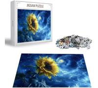 Jigsaw Puzzles for Adults 1500 Starry Sky Jigsaw Puzzle, Family Puzzle Game Christmas Birthday Gifts, Sunflower Jigsaws Puzzles 1500 Pieces for Adults, Home Party Activity & Gifts for Teenage H-7537