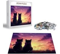 Jigsaw Puzzles for Adults 1500 Starry Sky Jigsaw Puzzle, Family Puzzle Game Christmas Birthday Gifts, Cat Jigsaws Puzzles 1500 Pieces for Adults, Home Party Activity & Gifts for Teenage Boys H-463