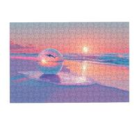 Jigsaw Puzzles for Adults 1500 Sunset Jigsaws 1500 Pieces for Adults, Beach Puzzles Challenging Educational Game, Impossible Wooden Puzzle for Home Decor, Unique Gifts for Women, Gifts for Men, -1988