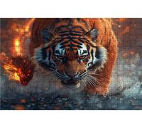Jigsaw Puzzles for Adults 1500 Tiger 1500 Piece Jigsaw Puzzles for Adults, Challenging Puzzle Educational Game for The Whole for Women Gifts for Men Wall Art Room Decor Dragon 36x24 inch RXPT-7707
