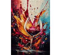 Jigsaw Puzzles for Adults 1500 Watercolor Cups Puzzle Impossible Hard Difficult Challenging Puzzle for Adults 1500 Piece Puzzle Games 34.3 x 22.4 inch
