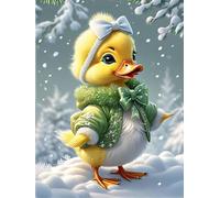 Jigsaw Puzzles for Adults 1500 Winter Duck 34.3 x 22.4 inch, Puzzle Educational Games, 1500 Pieces for Adults Family Puzzle Game