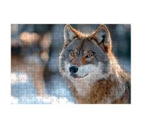Jigsaw Puzzles for Adults 1500, Wolf Jigsaws 1500 Pieces for Adults, Impossible Jigsaws Puzzle Challenging Game for The Whole, Wooden Jigsaw Puzzles for Gifts for Women, Men, Decor, Theme:Animal -1996