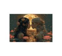 Jigsaw Puzzles for Adults 1500 Woman, Moon 1500 piece Jigsaw Puzzles for Adults, Challenging Puzzle 36 x 24 Inch, Wooden Puzzle Pieces Interlock Securely for Relieve Stress Gifts for Women LZPT-04346