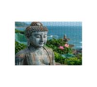 Jigsaw Puzzles for Adults 1500 Zen, Flower 1500 piece Jigsaw Puzzles for Adults, Challenging Puzzle 24 x 36inch, Wooden Puzzle Pieces Interlock Securely for Relieve Stress Gifts for Women LZPT-03986