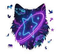 Jigsaw Puzzles for Adults 175 Pieces Galaxy Space Wooden Puzzle, Challenging Decorative Puzzles