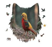 Jigsaw Puzzles for Adults 175 Pieces Mandarin Duck Wooden Puzzle, Challenging Decorative Puzzles