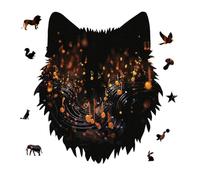 Jigsaw Puzzles for Adults 175 Pieces Musical Notes on Dark Background Wooden Puzzle, Challenging Decorative Puzzles