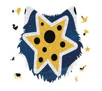 Jigsaw Puzzles for Adults 175 Pieces Star Spirit Symbol Wooden Puzzle, Challenging Decorative Puzzles