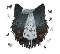 Jigsaw Puzzles for Adults 175 Pieces Wedding Ghost Bride Wooden Puzzle, Challenging Decorative Puzzles