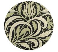 Jigsaw Puzzles for Adults 195 Pieces Art Plant Round Wooden Puzzle, Challenging Decorative Puzzles