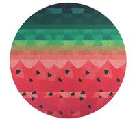 Jigsaw Puzzles for Adults 195 Pieces Gradient Watermelon Round Wooden Puzzle, Challenging Decorative Puzzles