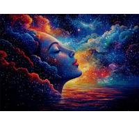 Jigsaw Puzzles for Adults 200 Abstract Impossible Jigsaw for Adults Educational Games Woman Puzzle 200 Pieces Suitable Beginners and Girl Aged 14 up Also as Women and Men Beautiful Gifts 35x25cm C-882