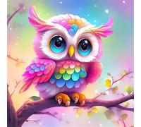 Jigsaw Puzzles for Adults 200 piece Big-Eyed Owl, 200 Piece Difficult jigsaw puzzles for adults, Challenging Jigsaws 200 pieces, Puzzle Game for The Whole for Women, Gifts for Men 28x28cm