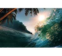 Jigsaw puzzles for adults 200 piece Bridge jigsaw puzzles for adults Challenging Game, Waves, Landscape, Ocean 35x25CM