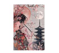 Jigsaw Puzzles for Adults 200 Piece Five-Storied Pagoda Large Puzzle Woman, Difficult Challenging Family Games for The Whole for Women, Wooden Jigsaws with Gift Box Packaging, Room Decor 35x25cm D-848