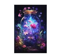 Jigsaw Puzzles for Adults 200 Piece Flower Large Puzzle Dream, Difficult Challenging Family Games for The Whole for Women, Wooden Jigsaws with Gift Box Packaging, Home Room Decor 35x25cm D-1501