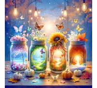 Jigsaw Puzzles for Adults 200 Piece jigsaw puzzles for Adult Educational Game Challenge Toy 200 Pieces Puzzle Challenging Games for The Whole for adults,Four Seasons Bottle Scenery puzzle Gifts