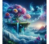 Jigsaw Puzzles for Adults 200 Piece jigsaw puzzles for Adult Educational Game Challenge Toy 200 Pieces Puzzle Challenging Games for The Whole for adults,Fairyland Landscape Tree puzzle Gifts
