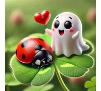 Jigsaw Puzzles for Adults 200 Piece jigsaw puzzles for Adult Educational Game Challenge Toy 200 Pieces Puzzle Challenging Games for The Whole for adults,Cartoon Ghost Ladybug puzzle Gifts