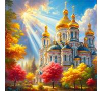 Jigsaw Puzzles for Adults 200 Piece jigsaw puzzles for Adult Educational Game Challenge Toy 200 Pieces Puzzle Challenging Games for The Whole for adults,Church Castle Scenery puzzle Gifts