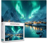 Jigsaw Puzzles for Adults 200 Piece Jigsaw Puzzles for Adults landscape Difficult Challenging Educational Games Develop Problem Solving Skills Increase Creativity Festival Gift Men/Women 35x25cm A-4