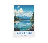 Jigsaw Puzzles for Adults 200 Piece Lake George New York Impossible Difficult Hard Fun 200 Piece Jigsaw Puzzles for Adults 35x25cm