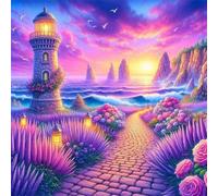 Jigsaw Puzzles for Adults 200 piece Lavender Sea, 200 Piece Difficult jigsaw puzzles for adults, Challenging Jigsaws 200 pieces, Puzzle Game for The Whole for Women, Gifts for Men 28x28cm