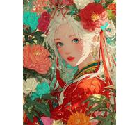 Jigsaw Puzzles for Adults 200 Piece Sunshine Girl Flower, Jigsaws 200 pieces for adults Family Activity, Challenging puzzles Games, Colourful, Beautiful Decoration Puzzle