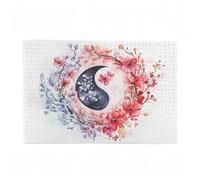 Jigsaw Puzzles for Adults 200 Piece Yin And Yang Large Puzzle Flower, Difficult Challenging Family Games for The Whole for Women, Wooden Jigsaws with Gift Box Packaging, Gifts for Women 35x25cm D-365